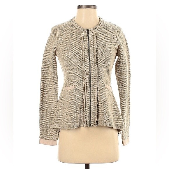 Anthropologie Angel of the North Envalira Textured Cardigan Jacket Small - Picture 13 of 13